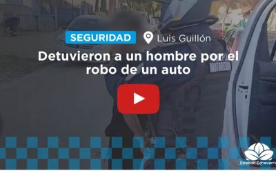 CON EL APOYO DEL COM, DETIENEN A UNA PERSONA POR EL ROBO DE UN AUTO EN LUIS GUILLÓN