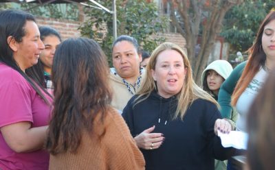 MAGUI GRAY VISITÓ EL MERENDERO LOS ÁNGELES DE MONTE GRANDE