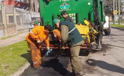 9 DE ABRIL: CONTINÚAN LAS TAREAS DE BACHEO