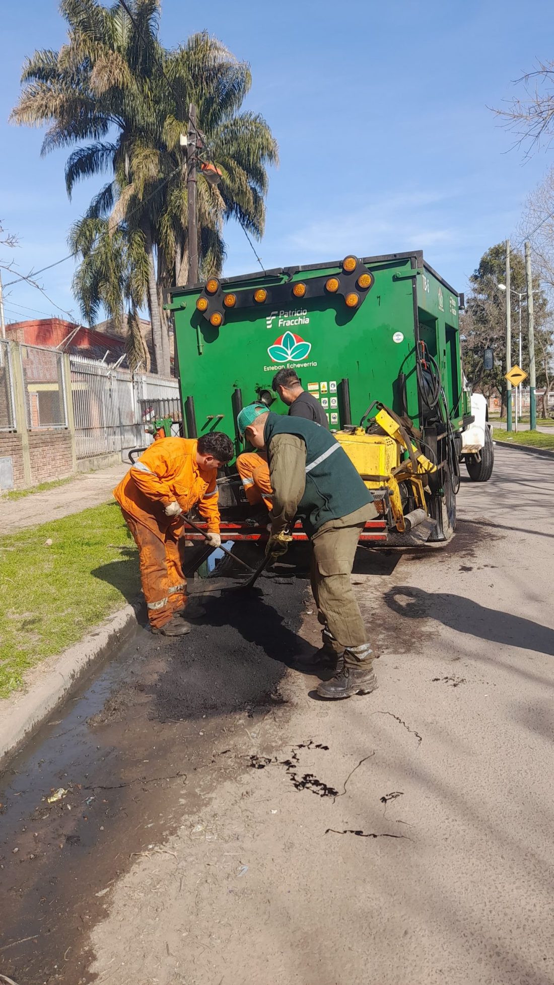 9 DE ABRIL: CONTINÚAN LAS TAREAS DE BACHEO