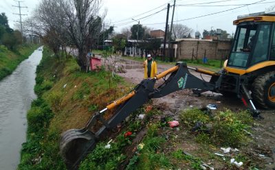 TRABAJOS DE SANEAMIENTO Y LIMPIEZA EN LOS ARROYOS AFECTADOS POR LA TORMENTA