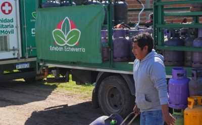 OPERATIVO DE RECARGA DE GARRAFAS A PRECIO SOCIAL EN MONTE GRANDE
