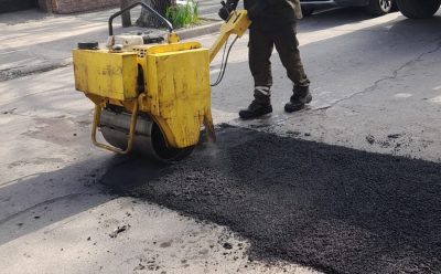 OBRAS DE BACHEO EN MONTE GRANDE