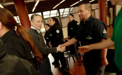 FERNANDO GRAY RECIBIÓ A LOS NUEVOS AGENTES QUE SE INCORPORAN A LA GUARDIA URBANA