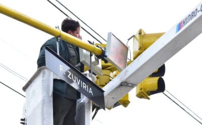 EL MUNICIPIO INSTALÓ CONTADORES DE TIEMPO EN SEMÁFOROS DE MONTE GRANDE