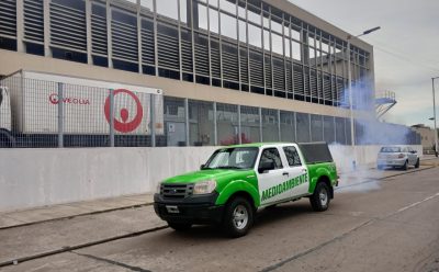 AVANZAN LAS TAREAS DE FUMIGACIÓN EN ESTEBAN ECHEVERRÍA