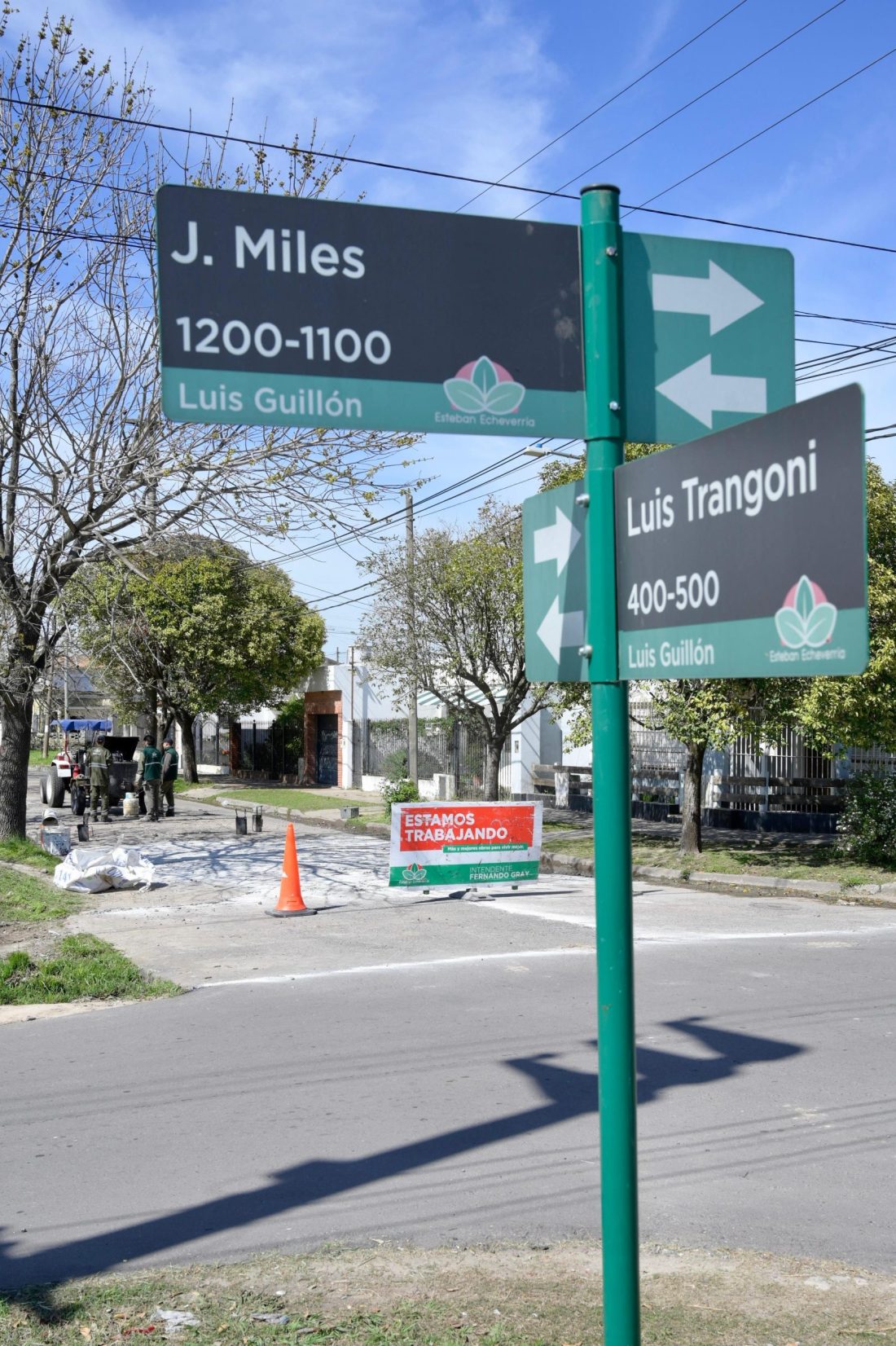 CONTINÚAN LAS TAREAS DE TOMADO DE JUNTAS EN LUIS GUILLÓN