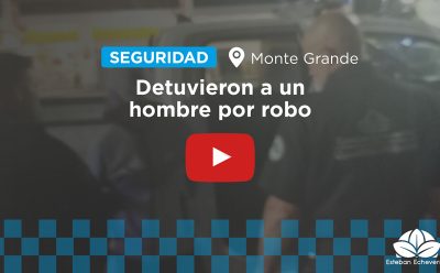CON EL APORTE DE LAS CÁMARAS DEL COM, UN HOMBRE FUE DETENIDO POR ROBO EN UN COMERCIO DE MONTE GRANDE