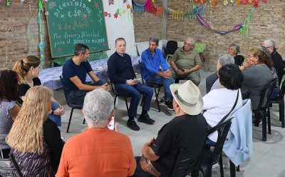 FERNANDO GRAY DIALOGÓ CON INTEGRANTES DEL CENTRO DE JUBILADOS Y PENSIONADOS 9 DE ABRIL