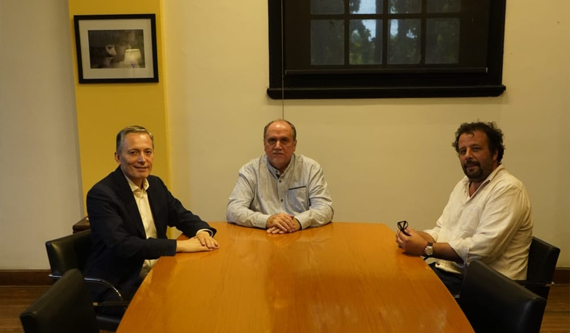 FERNANDO GRAY SE REUNIÓ CON EL RECTOR DE LA UNIVERSIDAD NACIONAL DE LANÚS
