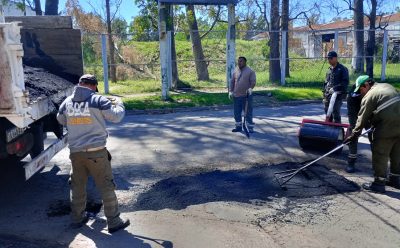 LUIS GUILLÓN: EL MUNICIPIO CONTINÚA CON LAS OBRAS DE BACHEO
