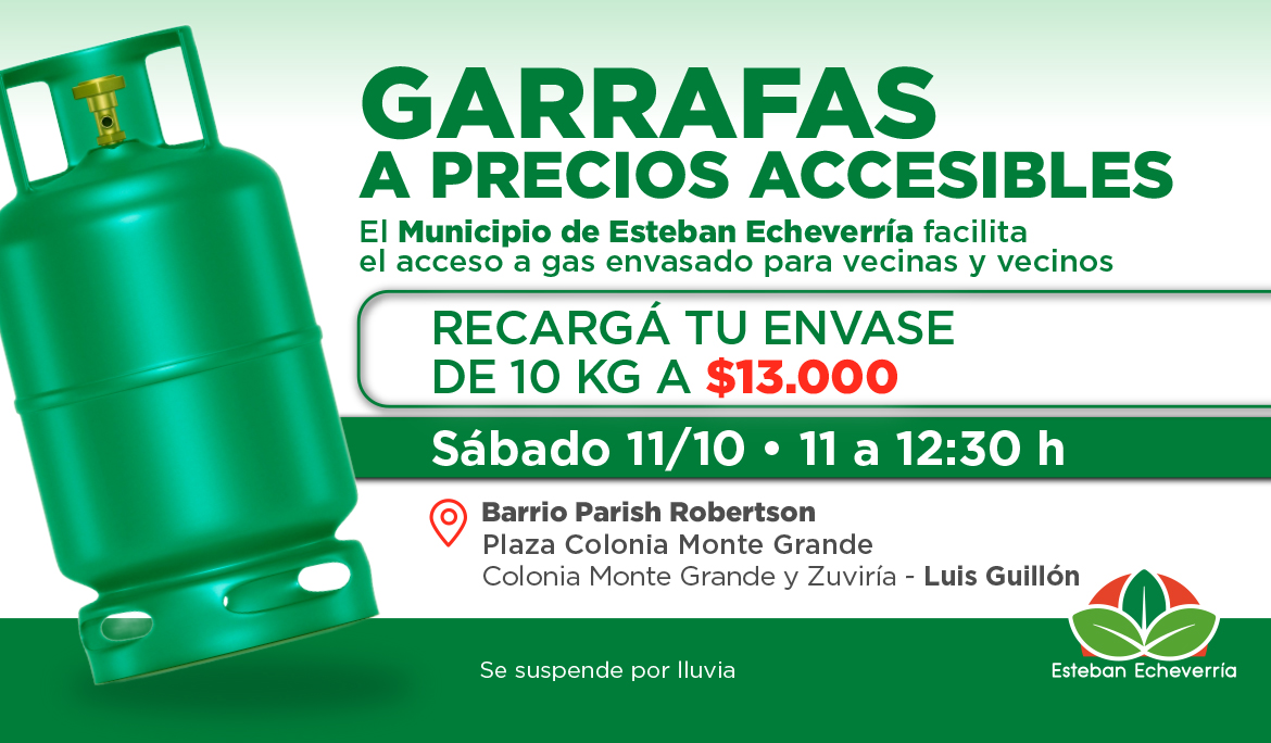 LUIS GUILLÓN: NUEVO OPERATIVO DE RECARGA DE GARRAFAS
