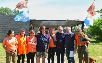 FERNANDO GRAY VISITÓ LA ASOCIACIÓN CIVIL EL CAMPITO REFUGIO