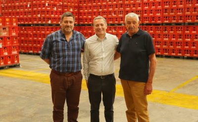 9 DE ABRIL: FERNANDO GRAY RECORRIÓ LAS EMPRESAS DEL PARQUE INDUSTRIAL