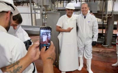 FERNANDO GRAY VISITÓ LAS INSTALACIONES DE LOS FRIGORÍFICOS FARAÓN Y ARENALES