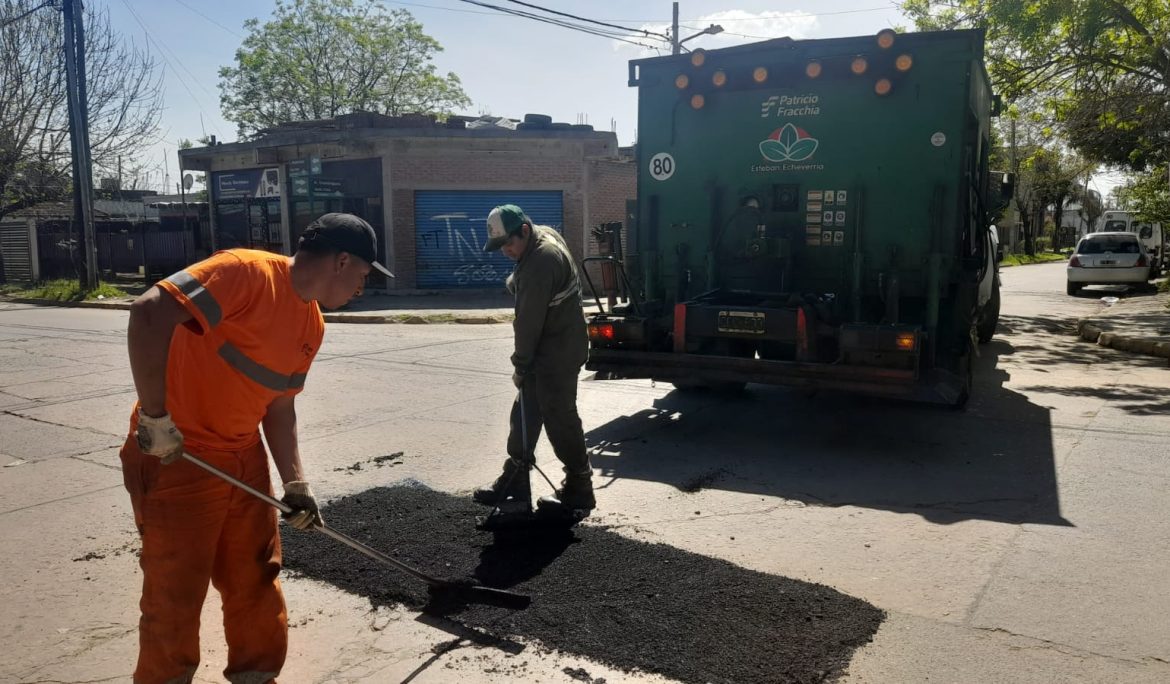 NUEVAS OBRAS DE BACHEO EN LUIS GUILLÓN