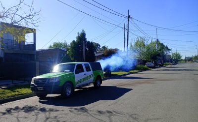 AVANZAN LAS TAREAS DE FUMIGACIÓN EN ESTEBAN ECHEVERRÍA