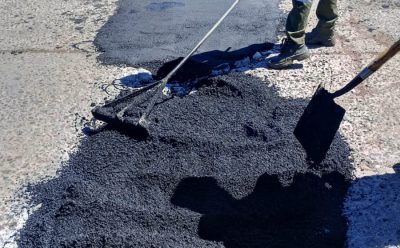 OBRAS DE BACHEO EN EL JAGÜEL