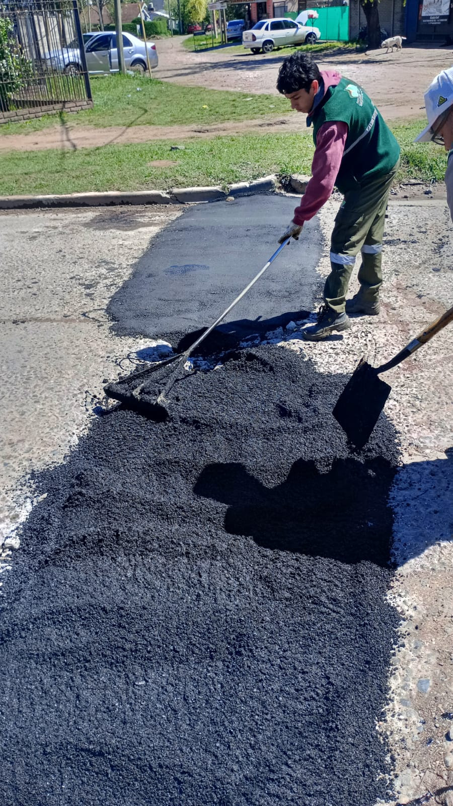 OBRAS DE BACHEO EN EL JAGÜEL