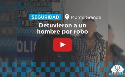 CON EL APORTE DE LAS CÁMARAS DEL COM, UN HOMBRE FUE DETENIDO POR ROBO EN UN COMERCIO DE MONTE GRANDE