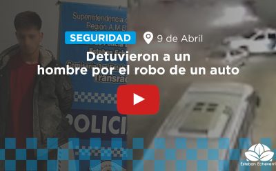 UN DETENIDO TRAS UNA PERSECUCIÓN POR EL ROBO DE UN VEHÍCULO