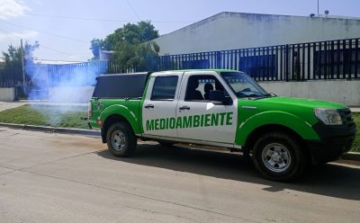 EL MUNICIPIO AVANZA CON LAS TAREAS DE FUMIGACIÓN EN EL DISTRITO