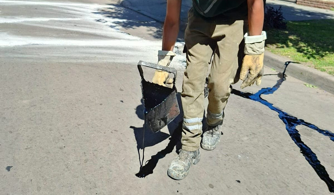 TAREAS DE TOMADO DE JUNTAS EN CALLES DE MONTE GRANDE