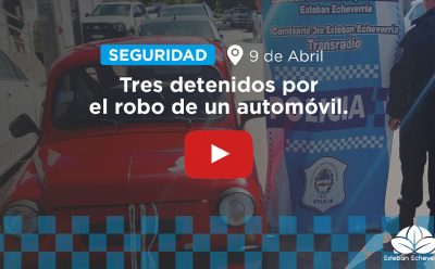 TRES DETENIDOS EN 9 DE ABRIL POR EL ROBO DE UN AUTOMÓVIL