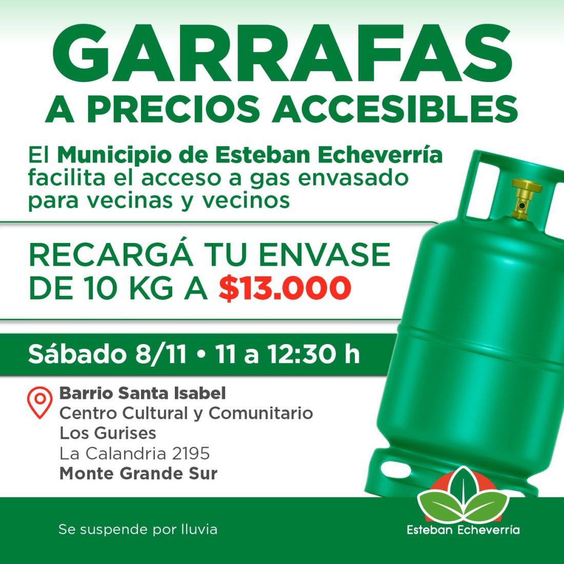 MONTE GRANDE SUR: NUEVO OPERATIVO DE GARRAFAS