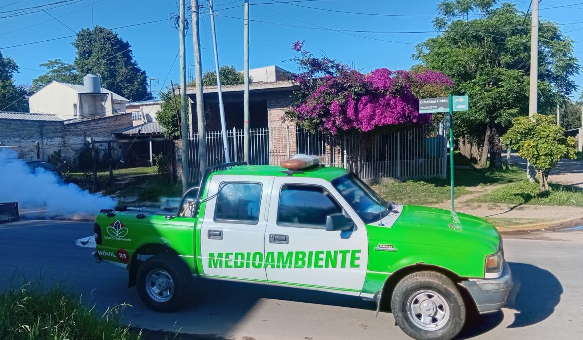 AVANZAN LAS TAREAS DE FUMIGACIÓN EN ESTEBAN ECHEVERRÍA