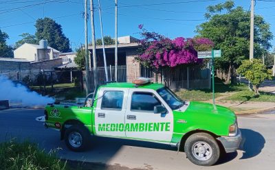 AVANZAN LAS TAREAS DE FUMIGACIÓN EN ESTEBAN ECHEVERRÍA