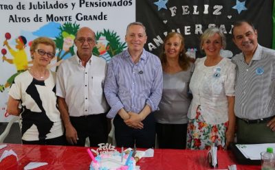FERNANDO GRAY EN LA CELEBRACIÓN DEL 15° ANIVERSARIO DEL CENTRO DE JUBILADOS ALTOS DE MONTE GRANDE