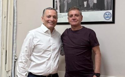 FERNANDO GRAY SE REUNIÓ CON EL SECRETARIO GENERAL DEL SINDICATO DE TINTOREROS