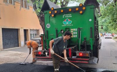 EL MUNICIPIO CONTINÚA CON LOS TRABAJOSDE BACHEO EN MONTE GRANDE