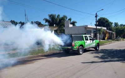 AVANZAN LAS TAREAS DE FUMIGACIÓN EN ESTEBAN ECHEVERRÍA
