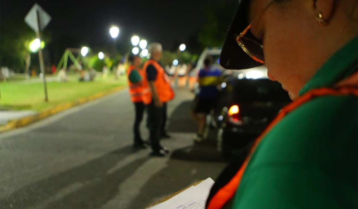 CONTINÚAN LOS OPERATIVOS DE SEGURIDAD Y CONTROL VEHICULAR EN PLAZAS DE MONTE GRANDE