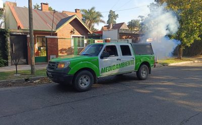 EL MUNICIPIO AVANZA CON LAS TAREAS DE FUMIGACIÓN EN EL DISTRITO