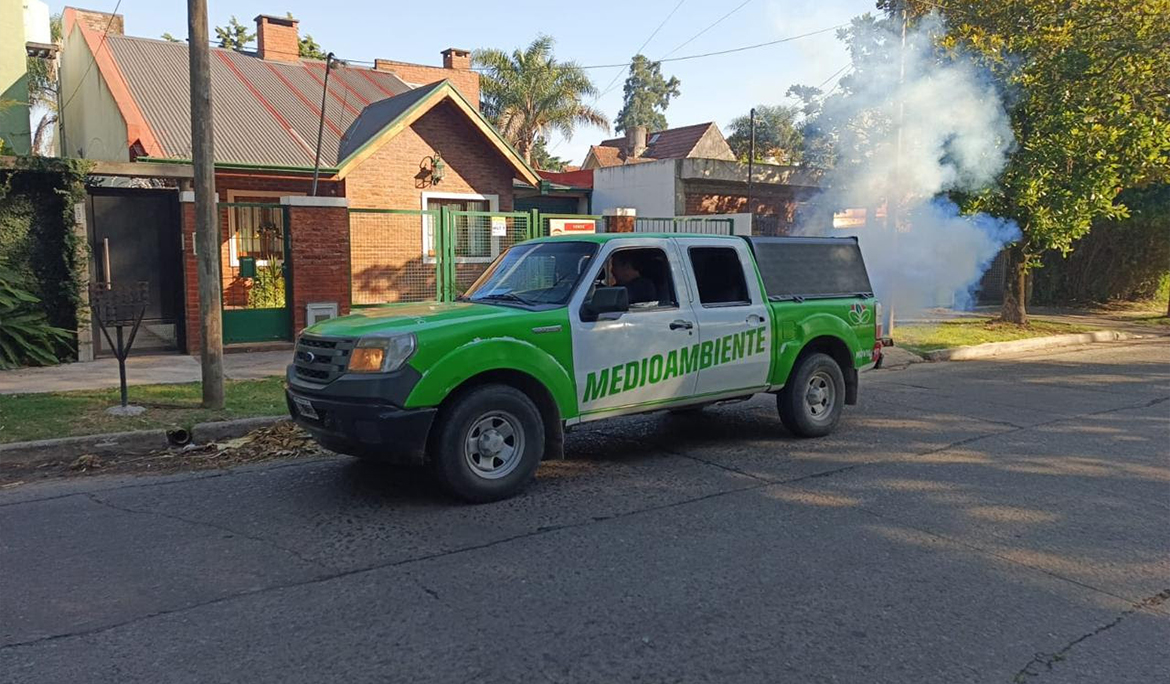 EL MUNICIPIO AVANZA CON LAS TAREAS DE FUMIGACIÓN EN EL DISTRITO