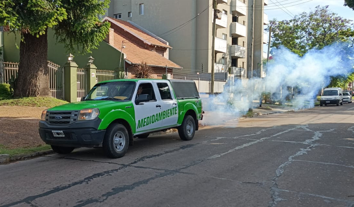 EL MUNICIPIO AVANZA CON LAS TAREAS DE FUMIGACIÓN EN EL DISTRITO