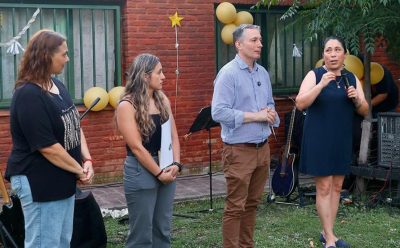 FERNANDO GRAY VISITÓ EL TALLER PROTEGIDO N° 1 “RECUPERANDO SUEÑOS” DE MONTE GRANDE