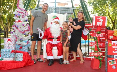 LA VISITA DE PAPÁ NOEL LLENÓ DE ALEGRÍA A CHICAS Y CHICOS DE ESTEBAN ECHEVERRÍA