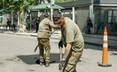 MONTE GRANDE: EL MUNICIPIO AVANZA CON LOS TRABAJOS DE BACHEO