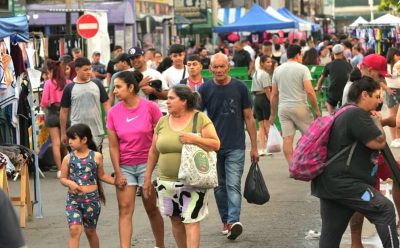 SE LLEVARON A CABO LOS PASEOS DE COMPRAS PEATONALES EN 9 DE ABRIL Y EL JAGÜEL