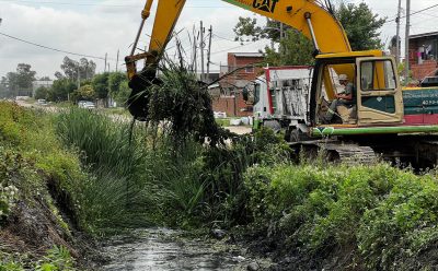 TAREAS DE LIMPIEZA EN EL BARRIO SAN SEBASTIÁN