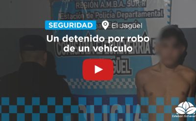UN DETENIDO POR EL ROBO DE UN VEHÍCULO EN EL JAGÜEL