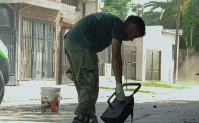 MONTE GRANDE: AVANZAN LOS TRABAJOS DE TOMADO DE JUNTAS