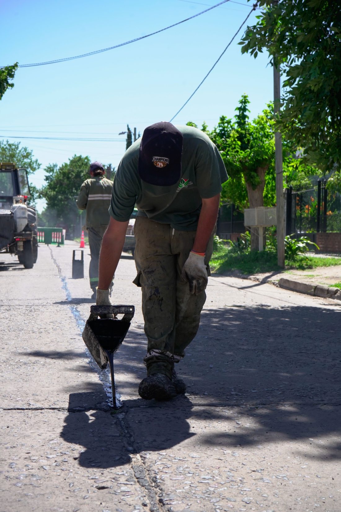 SIGUEN LAS TAREAS DE TOMADO DE JUNTAS EN MONTE GRANDE