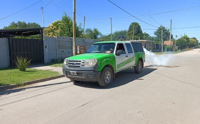 AVANZAN LAS TAREAS DE FUMIGACIÓN EN ESTEBAN ECHEVERRÍA