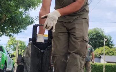 TAREAS DE TOMADO DE JUNTAS EN CALLES DE MONTE GRANDE