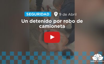 9 DE ABRIL: DETIENEN A UN DELINCUENTE POR ROBO DE VEHÍCULO